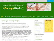 Tablet Screenshot of kwmassageworks.com